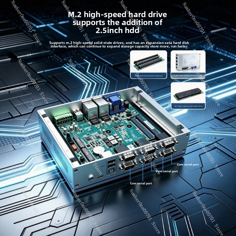 ファンレス組み込み産業用ミニPC 6 COM RS485 R - Fanless Industrial Pc Rs485 Core I7 のレビューと価格